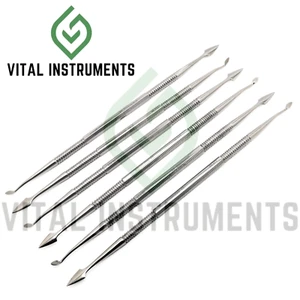 6 Pcs Vehe Porcelain Wax Carvers Shaping Double Ended Dental Procedure Tools - Picture 1 of 1