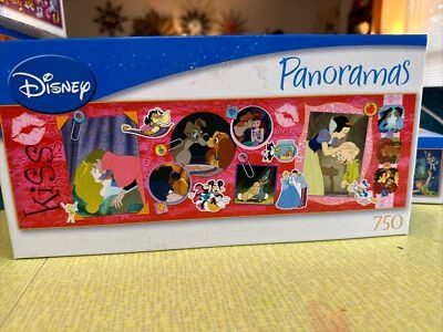 Disney Panoramas 750 Piece Puzzle The Disney Kiss MEGA COMPLETE - image 1 of 3