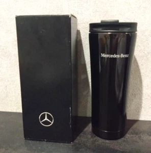 [Sin usar] Vaso MERCEDES BENZ negro con caja - Imagen 1 de 4