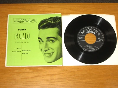 RELIGOUS EP - PERRY COMO - RCA EPA 410 - "SONGS OF FAITH" Foto 1 de 2