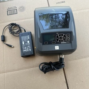 Zebra ZD500 Thermal Transfer Printer ZD50043-T01200FZ W/Adapter - Picture 1 of 3