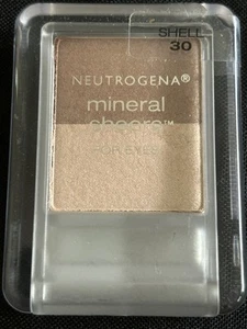 NEW Sealed Neutrogena MINERAL SHEERS Eye Shadow Makeup Duo SHELL 30 Discontinued - Picture 1 of 3