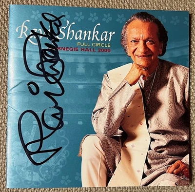 AUTOGRAPHED Ravi Shankar - Full Circle: Carnegie Hall 2000  (CD, 2001, US) Foto 1 de 4