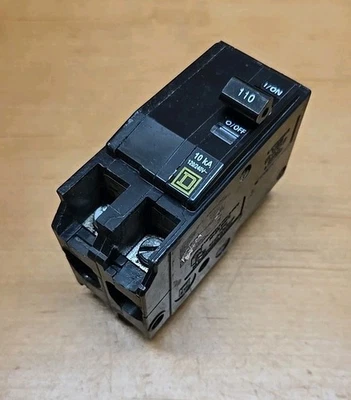 Disjuntor Square D QO2110 110 Amp 100A 240 Volts 2P CLIPES COMPLETOS S312 - Imagem 1 de 4