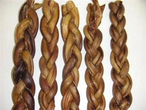10 THICK BRAIDED 12 Inch Bully Sticks Made in the USA. - Picture 1 of 1