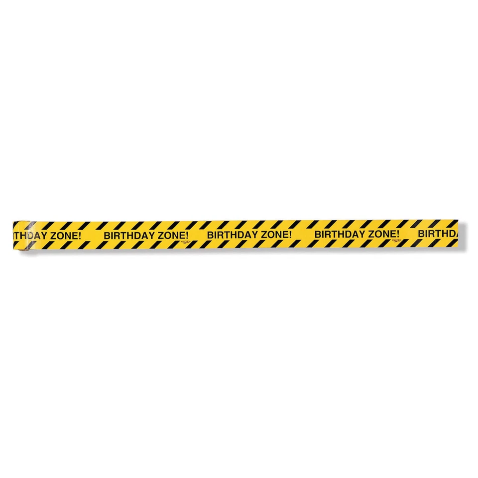 Under Construction Party Warning Tape - Birthday Zone Party Supplies - Image 1 of 1