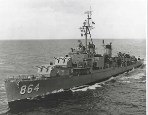 Authentic U.S.S. Harold J Ellison DD-864 Photograph - Picture 1 of 2