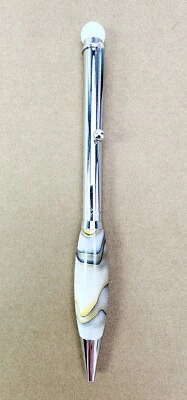 Caneta esferográfica Laban Soho amarela ostra RN-B018OY (sem caixa/papéis) - Imagem 1 de 4