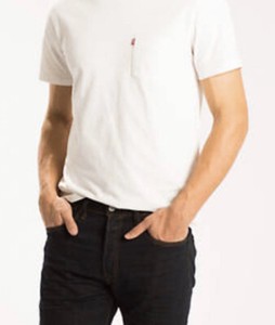 Levi's White T-Shirts for Men for sale 