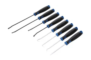 Blue Spot Tools 8 Pce Hook Tip & Pick Kit Straight & Round In Storage Wallet - Picture 1 of 10
