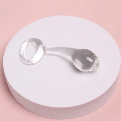 Прозрачный Sex игрушки стекла Dildo точка G простаты массажер аналоговый приклад штепсельная вилка для мужчин женщин - Изображение 1 из 4