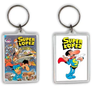 SUPER LOPEZ - LA CAJA DE PANDORA COMIC TEBEO LLAVERO KEYRING - Imagen 1 de 2