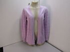Carlisle Womens Aromatic Sweet Design Cardigan Silk Rich Cotton Size S Purple