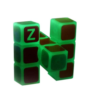 1x3x3 Ultrosmooth Speed Cube Luminous Green Twist Puzzle Stress Relief Toy - Picture 1 of 5