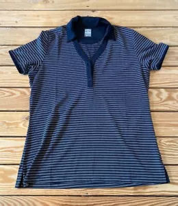 Callaway Women’s Short Sleeve Polo Golf Shirt Size M Black Sf3 - Picture 1 of 6