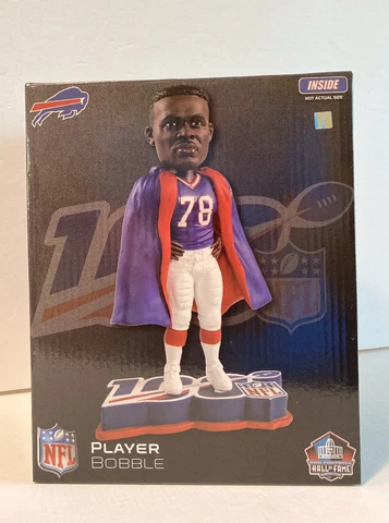 BRUCE SMITH Buffalo Bills NFL Top 100 HOF Bobblehead FOCO Cover