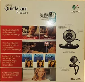 Logitech Quick Cam Pro 5000 Webcam Headset inklusive. Wird schnell versendet. Deal! - Bild 1 von 4