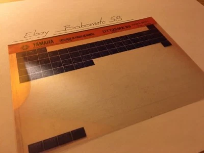 Yamaha DT125MX 1989 DTMX 125 Catálogo De Lista De Piezas Micro Ficha - Imagen 1 de 2