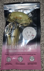 Nuevo rodillo facial de jade, aumenta la elasticidad de la circulación sanguínea y tensa la piel - Imagen 1 de 7