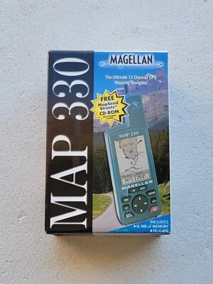 Magellan Map 330 Handheld GPS  With PC Cable & Manual, Pre-owned, Tested.  - Image 1 of 4