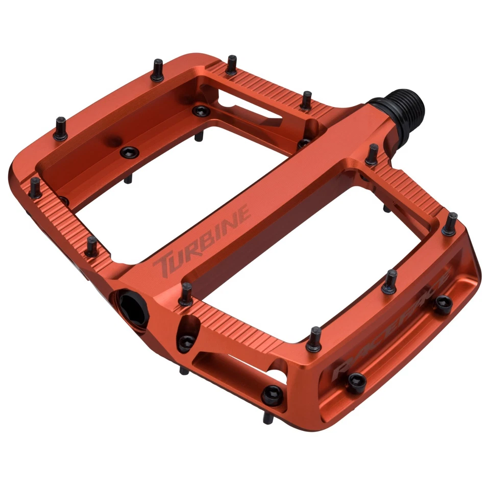 Race Face Turbine Platform MTB Mountain Bike Pedals - Orange - Image 1 of 1