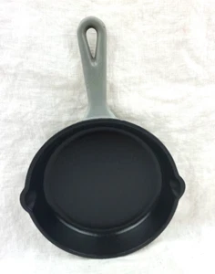 Gray Non Stick Zakarian Cast Iron Pan 6” with Handle - Picture 1 of 2