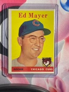 1958 Topps - Ed Mayer #461 (RC) Chicago Cubs - Foto 1 di 2