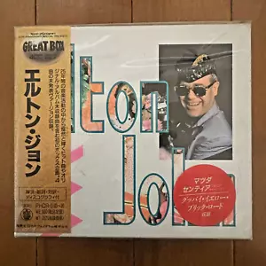ELTON JOHN / GREAT BOX 4CD / 1991 The Rocket Record Company From Japan w/obi - Picture 1 of 13