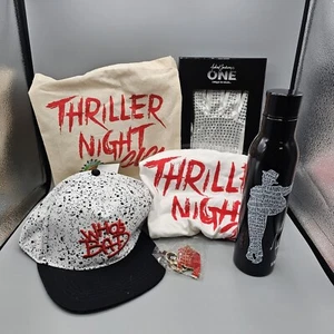 Michael Jackson Thriller Noche 2021 Bolso Sombrero Camisa Guantes Botella Prince Jackson - Imagen 1 de 13