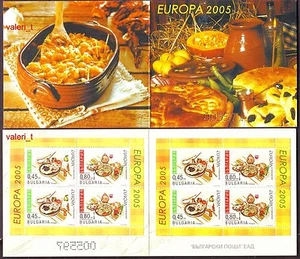 2005 Bulgaria Europa CEPT Gastronomy Booklet MNH** - Picture 1 of 1