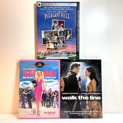 PLEASANTVILLE / LEGALLY BLONDE / WALK THE LINE (DVD) Reese Witherspoon - Drama - Image 1 of 4