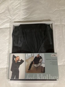 women's pajamas, black two-piece large/extra large. - Picture 1 of 2