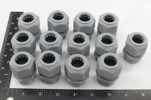 (13) Hubbell PG-21 Straight Connector w/Rubber Liquid Tight - Clean USED - Picture 1 of 2