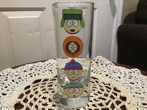 Vintage 1998 Comedy Central Double Shot Glass W/ Kyle Kenny Stan Cartman - Picture 1 of 6