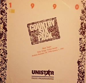 RADIO SHOW: COUNTRY 6 PACK 12/28/90 RICKY SKAGGS GOLDEN DECADE NEW YEARS SHOW - Picture 1 of 5