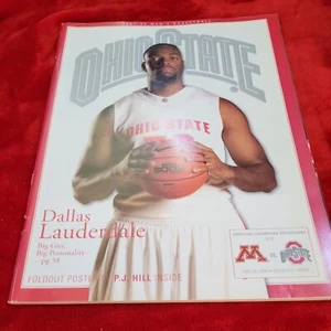 Jan 26 , 2008 OSU vs. MINN. Basketball Ofc GameDay Prog-Dallas Lauderdale/HILL - Picture 1 of 10