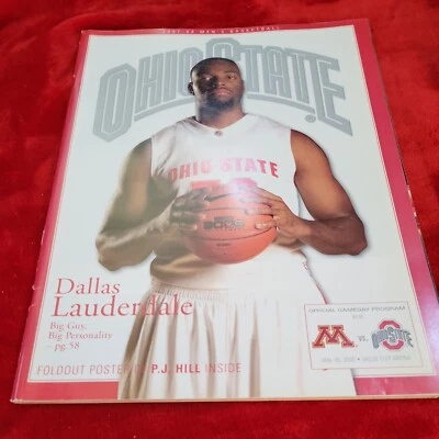 Jan 26 , 2008 OSU vs. MINN. Basketball Ofc GameDay Prog-Dallas Lauderdale/HILL - Image 1 of 4