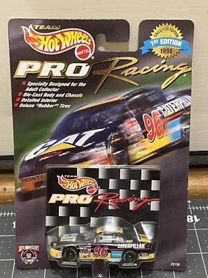Hot Wheels Pro Racing 1998 Preview Edition David Green 96 Caterpillar NASCAR New - Image 1 of 3