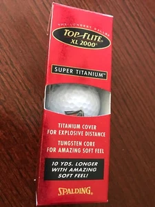 Top Flite XL 2000 Super Titanium Spalding Golf Balls NEW - Picture 1 of 7