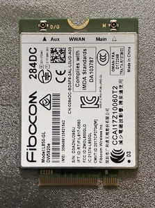 New Dell DW5820e Fibocom L850-GL LTE/WCDMA 4G WWAN Card 284DC 0284DC W16 - Picture 1 of 4