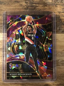 2023-24 Panini Select Scoot Henderson Courtside Viola Ghiaccio Incrinato 05/99 #269 - Foto 1 di 2