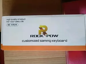 Rock Pow Customized Gaming Keyboard 63 Keys. High Quality Product. - Picture 1 of 12