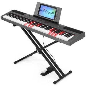 Schwarz/Grau 88 Halbgewichtete Tastatur 130cm*28,5cm*11,2cm - Bild 1 von 24