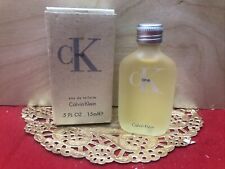 Calvin Klein cK One EDT (.5oz/15ml) Original Vintage Travel Splash Mini *NEW* 