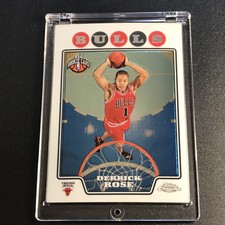 DERRICK ROSE 2008 TOPPS CHROME #181 ROOKIE RC BULLS PISTONS 