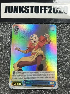 Weiss Schwarz Aang The Boy Trapped In Ice SR Holo RAre Avatar The Last Airbender - Picture 1 of 3