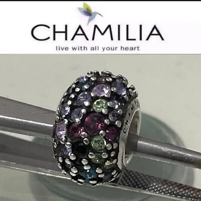 Chamilia подлинный драгоценности калейдоскоп смесь и черный подвеска #JC-6G - Изображение 1 из 4