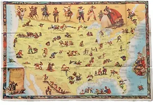 Wild Bill Hickok 1952 Mapa del Tesoro Kellogg’s Promo TV Pirata Dorado De Colección EE. UU. - Imagen 1 de 14