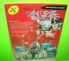 Shadow Dancer Arcade FLYER Original 1989 UNUSED Video Game Art Japan Shinobi