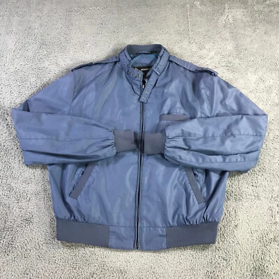 Chaqueta cortavientos vintage solo para miembros para hombre 44 azul cremallera completa café corredor Foto 1 de 4